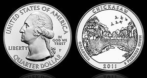 Chickasaw National Recreation Area 5 Oz Silver Uncirculated Coin Launches Chickasaw National Recreation Area Five Ounce Silver Uncirculated Coin