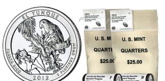 El Yunque Quarters Available in Bags and Rolls El Yunque Quarter Bags and Rolls