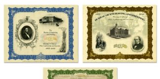 BEP 2012 Intaglio Prints Commemorate 150th Anniversary 150th Anniversary Series Intaglio Prints