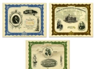 BEP 2012 Intaglio Prints Commemorate 150th Anniversary 150th Anniversary Series Intaglio Prints