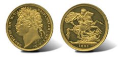 1821 George IV (1820-30), Proof Gold Sovereign