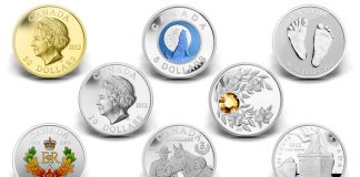 Canadian 2012 Collector Coins Feature Historic Anniversaries and Events 2012 Canadian Collector Coins - Diamond Jubilee, Titanic, Birthstone, Wolf Moon