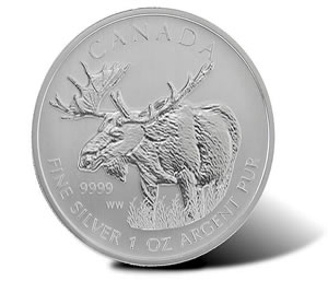 2012 Canadian Moose Silver Bullion Coin
