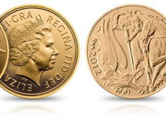2012 UK Gold Sovereigns Designed for Queen’s Diamond Jubilee 2012 UK Gold Sovereigns
