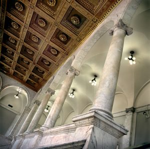 Old US Philadelphia Mint Pillars