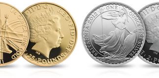 2012 Britannia Sets, Gold and Silver Proof Coins Mark 25th Anniversary 2012 Britannia Gold and Silver Proof Coins