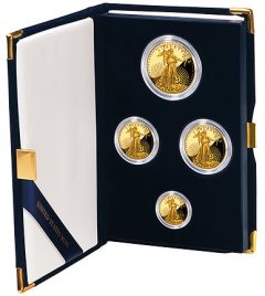 2012-W Proof American Gold Eagle Four-Coin Set