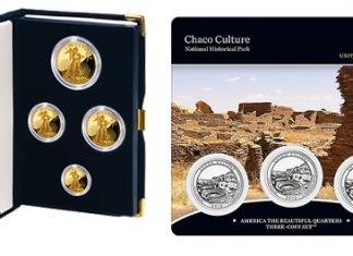 US Mint 2012 Proof Gold Eagles, Quarters Coin Set Launch in 3rd Week of April 2012 Proof Gold Eagles and Chaco Culture Quarters Three-Coin Set