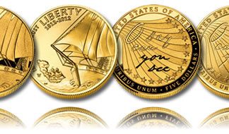 US Mint Commemorative, Gold Coin Price Reductions Expected 2012 Star-Spangled Banner $5 Gold Commemorative Coins