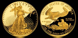 2012 Proof American Gold Eagle Coins Released by US Mint 2012-W $50 Proof American Gold Eagle Coin