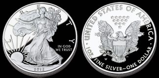 2012 Proof American Silver Eagle Available from US Mint 2012-W Proof American Silver Eagle
