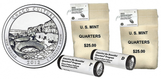 Chaco Culture Quarters Available in Bags and Rolls Chaco Culture Quarter Bags and Rolls