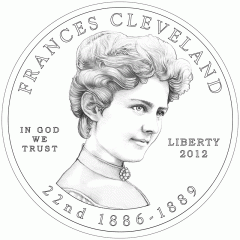 Frances Cleveland (First Term) First Spouse Gold Coin Obverse Design