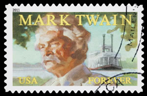 Mark Twain stamp