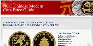 Online Chinese Modern Coin Price Guide Released by NGC Online Chinese Modern Coin Price Guide