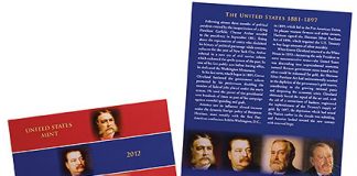 Annual 2012 Presidential $1 Coin Uncirculated Set Released 2012 Presidential $1 Coin Uncirculated Set