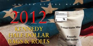 2012 Kennedy Half Dollars in Bags and Rolls Kennedy Half Dollar Rolls and Bags