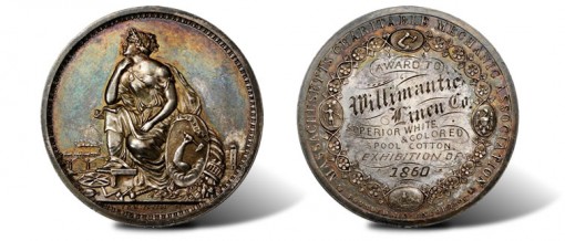 1860 Massachusetts Charitable Mechanic Association Award Medal