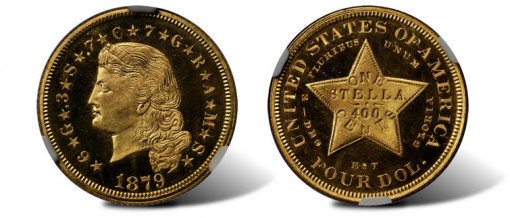 1879 Four-Dollar Gold Stella
