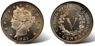Stack’s Bowers Baltimore Auction Offers US Coins from Top Collections 1885 Liberty Nickel