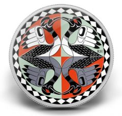 2012 $1 Two Loons Silver Coin