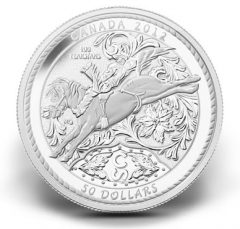 2012 $50 Calgary Stampede 100th Anniversary Silver Coin