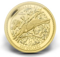 2012 $500 Calgary Stampede 100th Anniversary Gold Coin