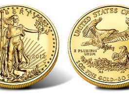 2012-W $50 Uncirculated American Gold Eagle Coin Released 2012-W $50 Uncirculated American Gold Eagle Coin