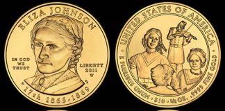 Eliza Johnson First Spouse Gold Uncirculated Coin No Longer Available Eliza Johnson First Spouse Gold Uncirculated Coin