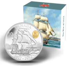 2012 $10 HMS Shannon Silver Coin
