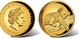 2012 Australian Koala Gold Proof Coins Released 2012 Australian Koala Gold Proof Coin - 1 Oz. High Relief