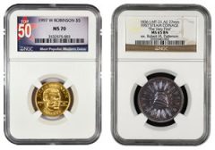 NGC Certified Medal and Coin