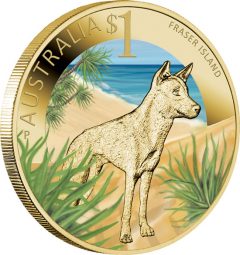 World Heritage Site Fraser Island $1 Coin