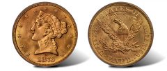 1876-CC half eagle