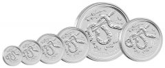 Australian 2013 Year of the Snake Silver Bullion Coins