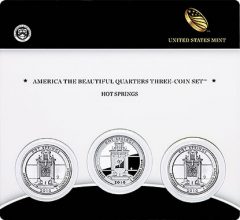 2010 Hot Springs National Park Quarters Three-Coin Set
