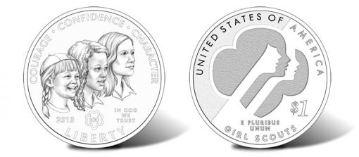 2013 Girl Scouts USA Centennial Silver Dollar
