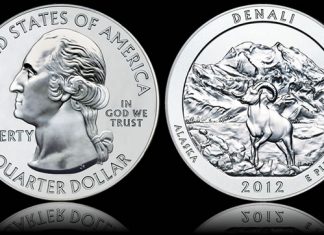 2012 Denali National Park 5 Oz Silver Bullion Coin Sales Begin 2012 Denali National Park Five Ounce Silver Bullion Coin