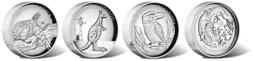 2012 High Relief Silver Proof Four-Coin Collection