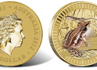2012 Rocket Frog $1 Coin Ends Young Collectors Animal Athletes Series 2012 Rocket Frog $1 Coin