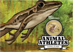 2012 Rocket Frog $1 Coin Presentation Card