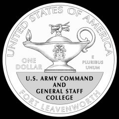 2013 $1 5-Star General Commemorative Silver Coin Reverse Design