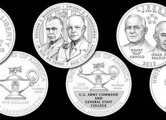 2013 5-Star Generals Commemorative Coin Designs Revealed 2013 5-Star Generals Commemorative Coin Designs