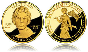 Alice Paul Gold Coin