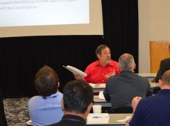 Mike Fuljenz at police seminar