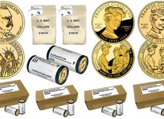 Cleveland Dollars and Gold Coins for Mid-November Cleveland Dollars and First Spouse Gold Coins
