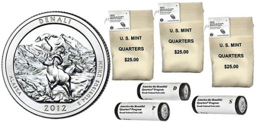 Denali National Park Quarters in Bags and Rolls
