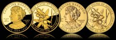 Caroline Harrison First Spouse Gold Coins