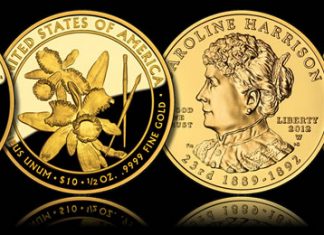 Caroline Harrison First Spouse Gold Coins Available Caroline Harrison First Spouse Gold Coins