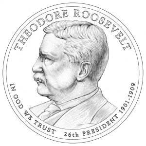 Theodore Roosevelt Presidential $1 Coin Design